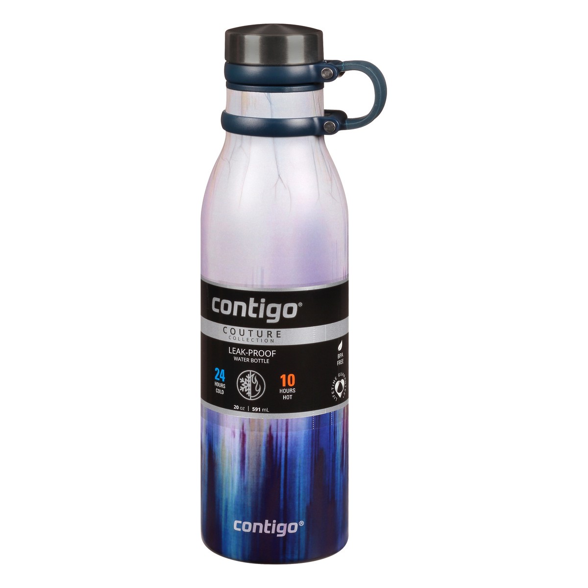 slide 5 of 9, Contigo 20 Ounce Matterhorn Couture Merlot Airbrush Leak-Proof Water Bottle 1 ea, 1 ea