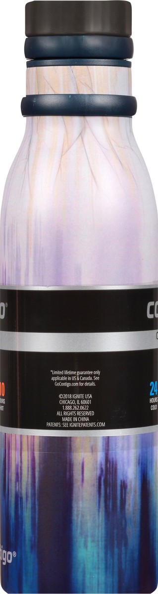 slide 9 of 9, Contigo 20 Ounce Matterhorn Couture Merlot Airbrush Leak-Proof Water Bottle 1 ea, 1 ea