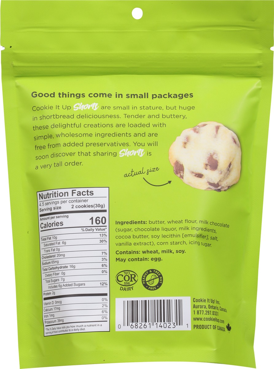 slide 3 of 13, Cookie It Up Shortbread Bite-Sized Buttery Milk Chocolate Cookies 4.9 oz, 4.9 oz