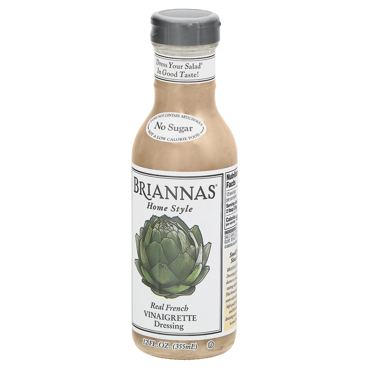 slide 3 of 9, BRIANNAS French Vinegar Dressing, 12 oz