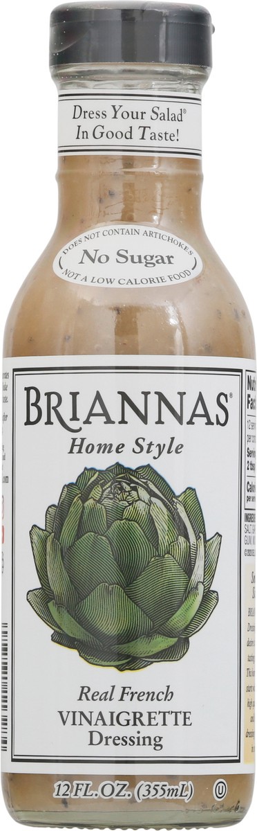 slide 9 of 9, BRIANNAS French Vinegar Dressing, 12 oz