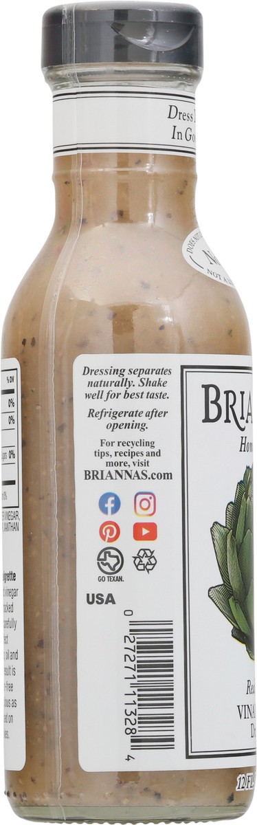 slide 6 of 9, BRIANNAS French Vinegar Dressing, 12 oz