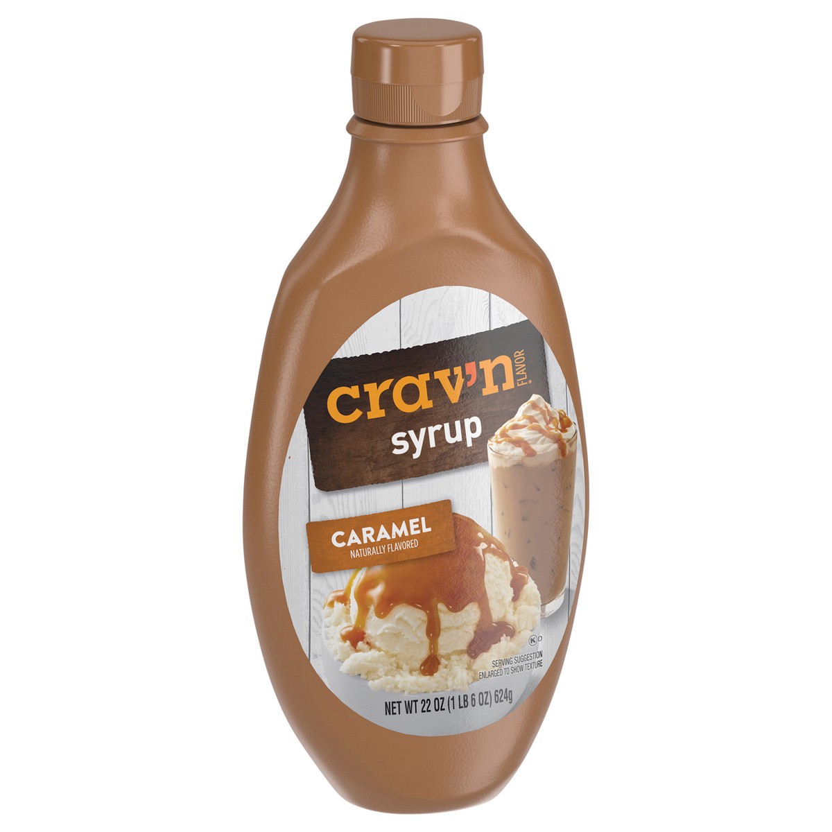 slide 4 of 4, Crav'n Caramel Syrup, 22 oz