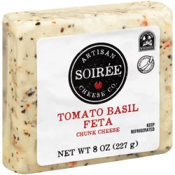 Hy-vee Select Tomato & Basil Feta Chunk Cheese