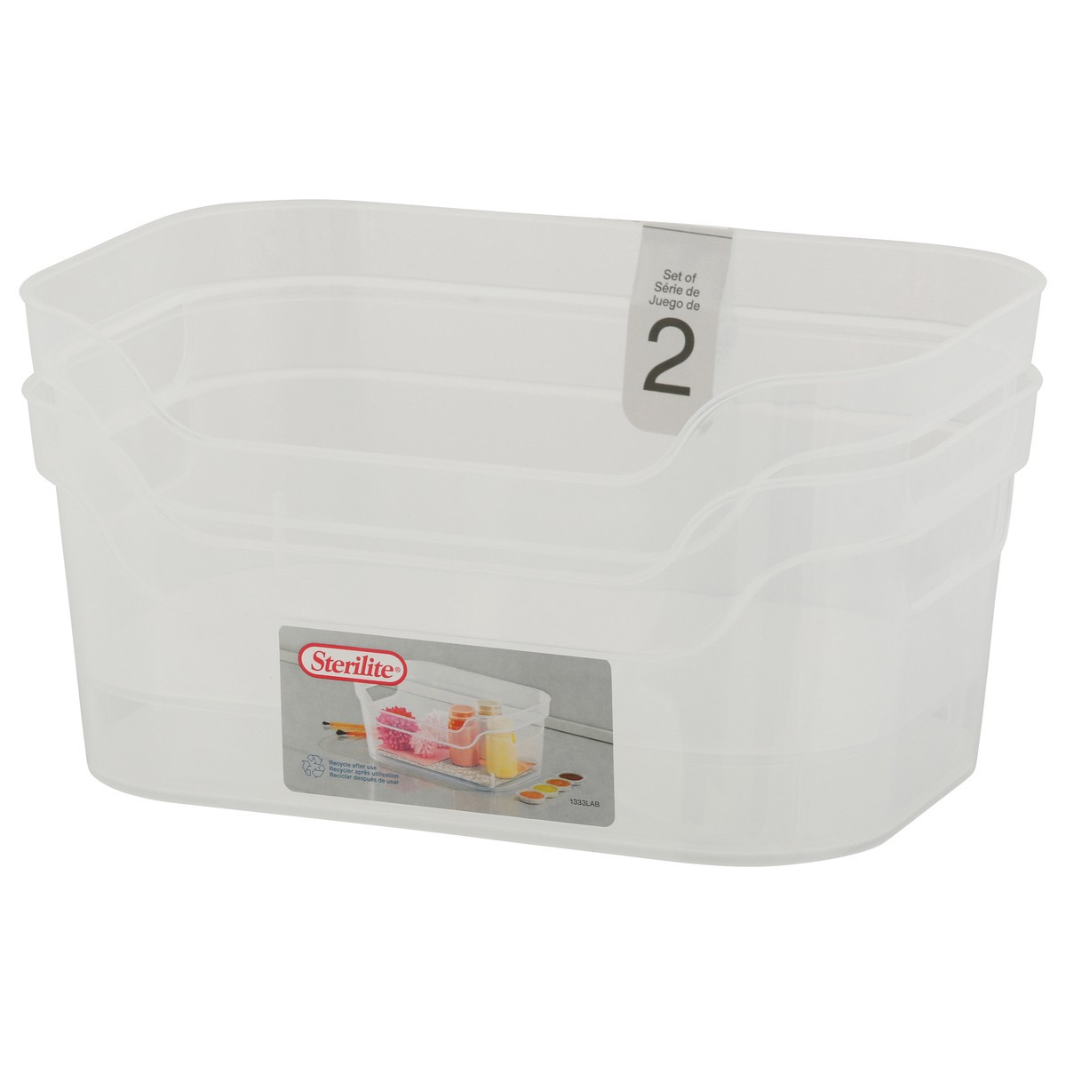 slide 3 of 9, Sterilite Open Bins Plastic, 1 ct