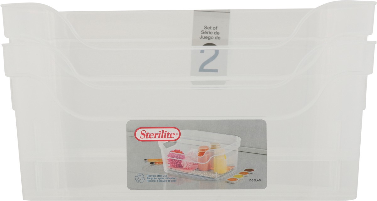 slide 5 of 9, Sterilite Open Bins Plastic, 1 ct