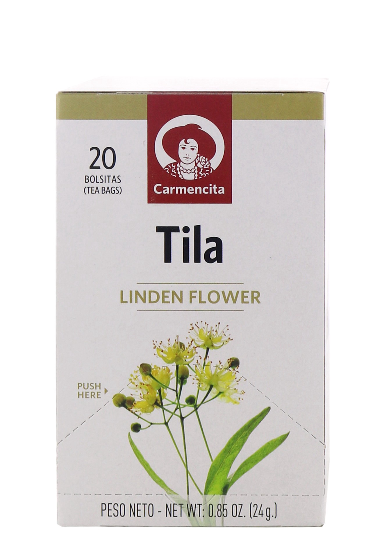 slide 1 of 1, GROCERY-ETHNIC Carmencita Tila - 20 ct, 20 ct