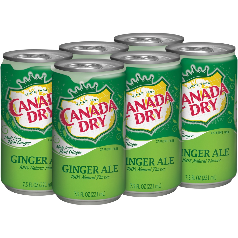 slide 2 of 3, Canada Dry Ginger Ale, 6 ct