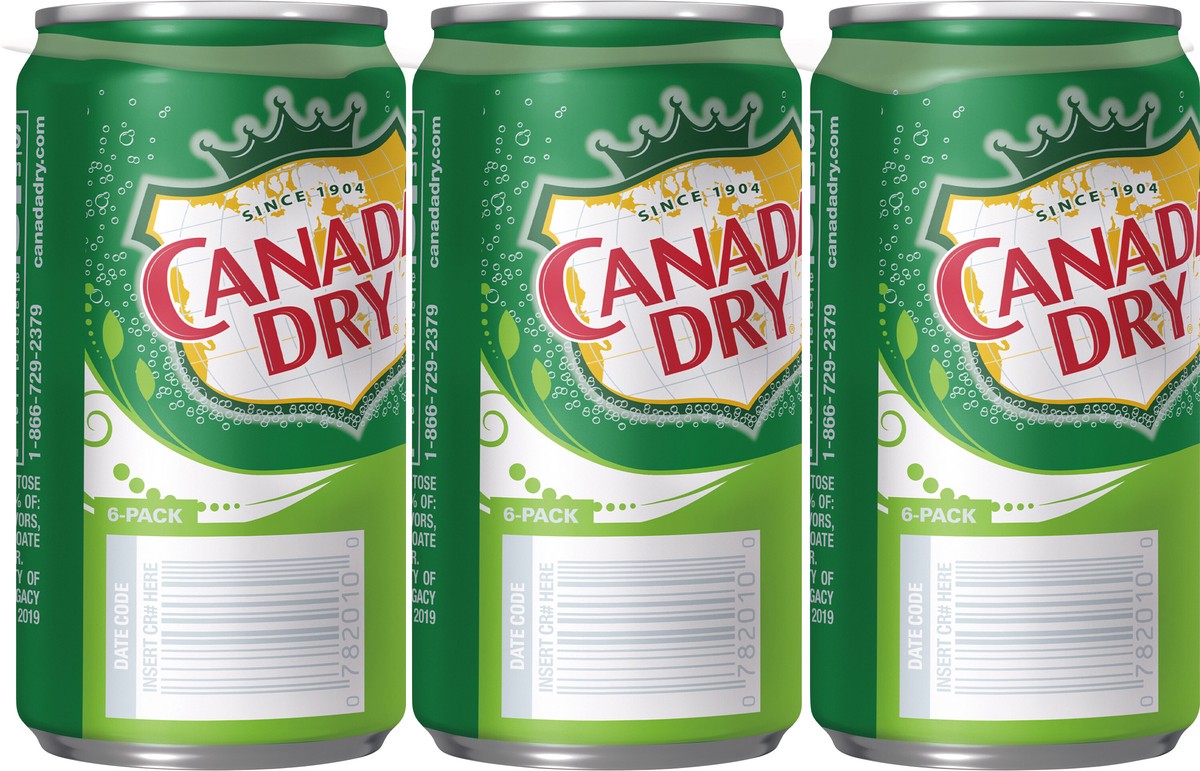 slide 3 of 7, Canada Dry Ginger Ale - 6 ct; 7.5 fl oz, 6 ct; 7.5 fl oz