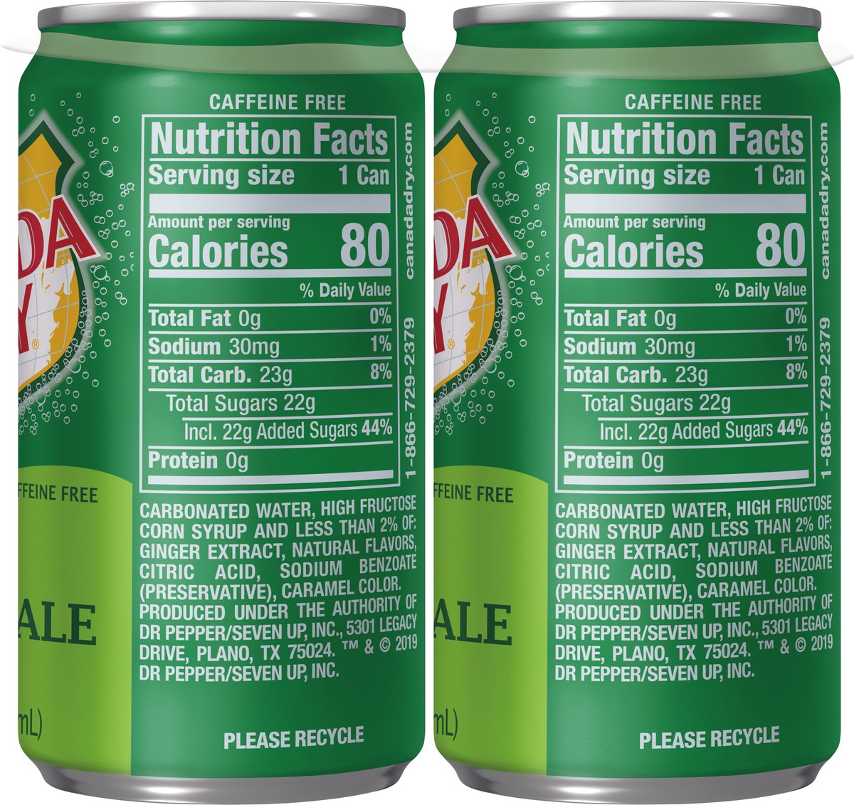 slide 4 of 7, Canada Dry Ginger Ale - 6 ct; 7.5 fl oz, 6 ct; 7.5 fl oz