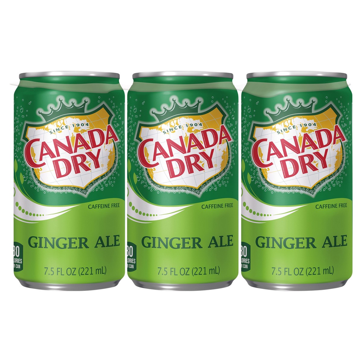 slide 1 of 7, Canada Dry Ginger Ale - 6 ct; 7.5 fl oz, 6 ct; 7.5 fl oz