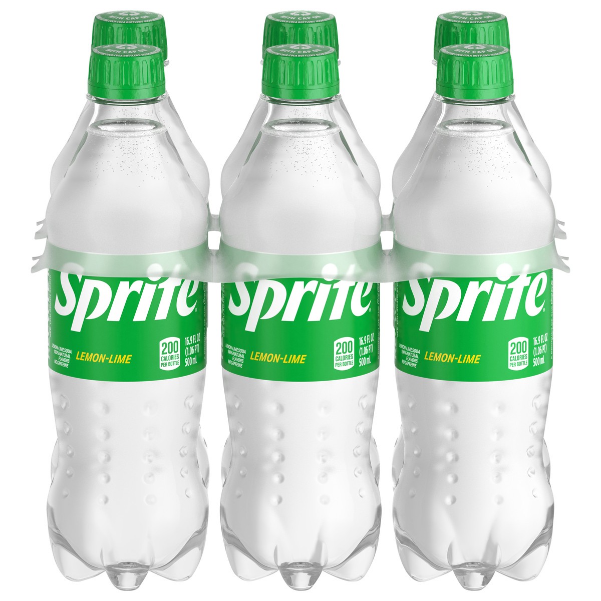 slide 1 of 4, Sprite Lemon Lime Soda Soft Drinks, 16.9 fl oz, 6 Pack, 6 ct; 16.9 oz