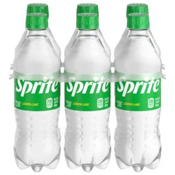 Sprite Lemon Lime Soda Soft Drinks, 16.9 fl oz, 6 Pack