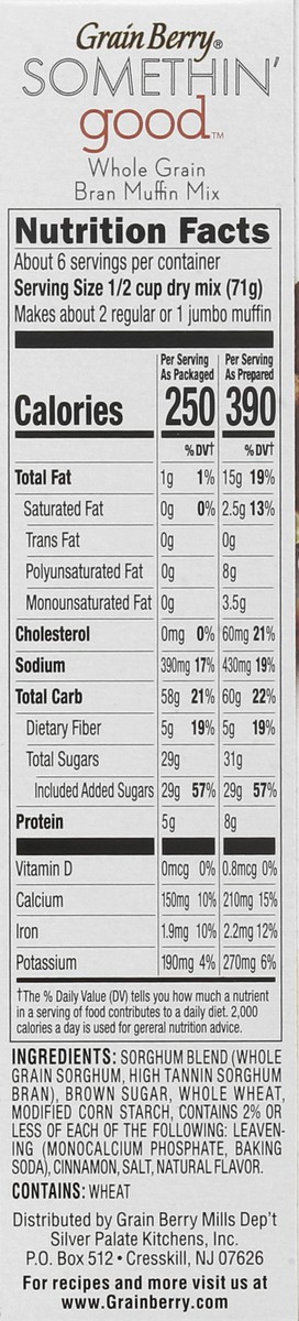 slide 8 of 13, Grain Berry Silver Palate Cinnamn Muffin Mix, 15 oz