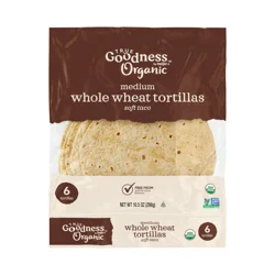 True Goodness Whole Wheat Soft Taco 6ct/10.5oz