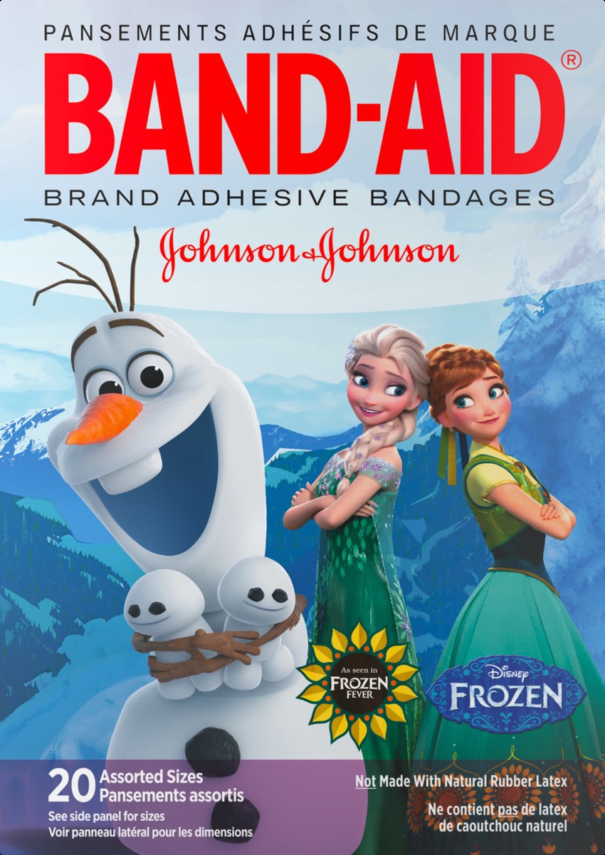 slide 4 of 6, BAND-AID Band-aid Bandages Frozen Assorted Sizes, 20 cnt