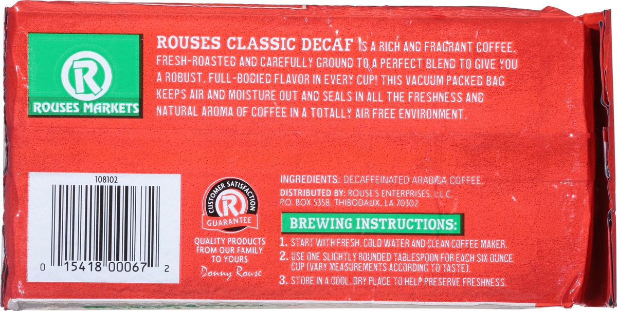 slide 3 of 12, Rouses Decaf Coffee - 13 oz, 13 oz