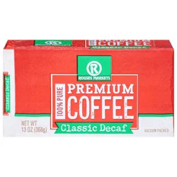 Rouses Markets Classic Decaf 100% Pure Premium Coffee 13 oz