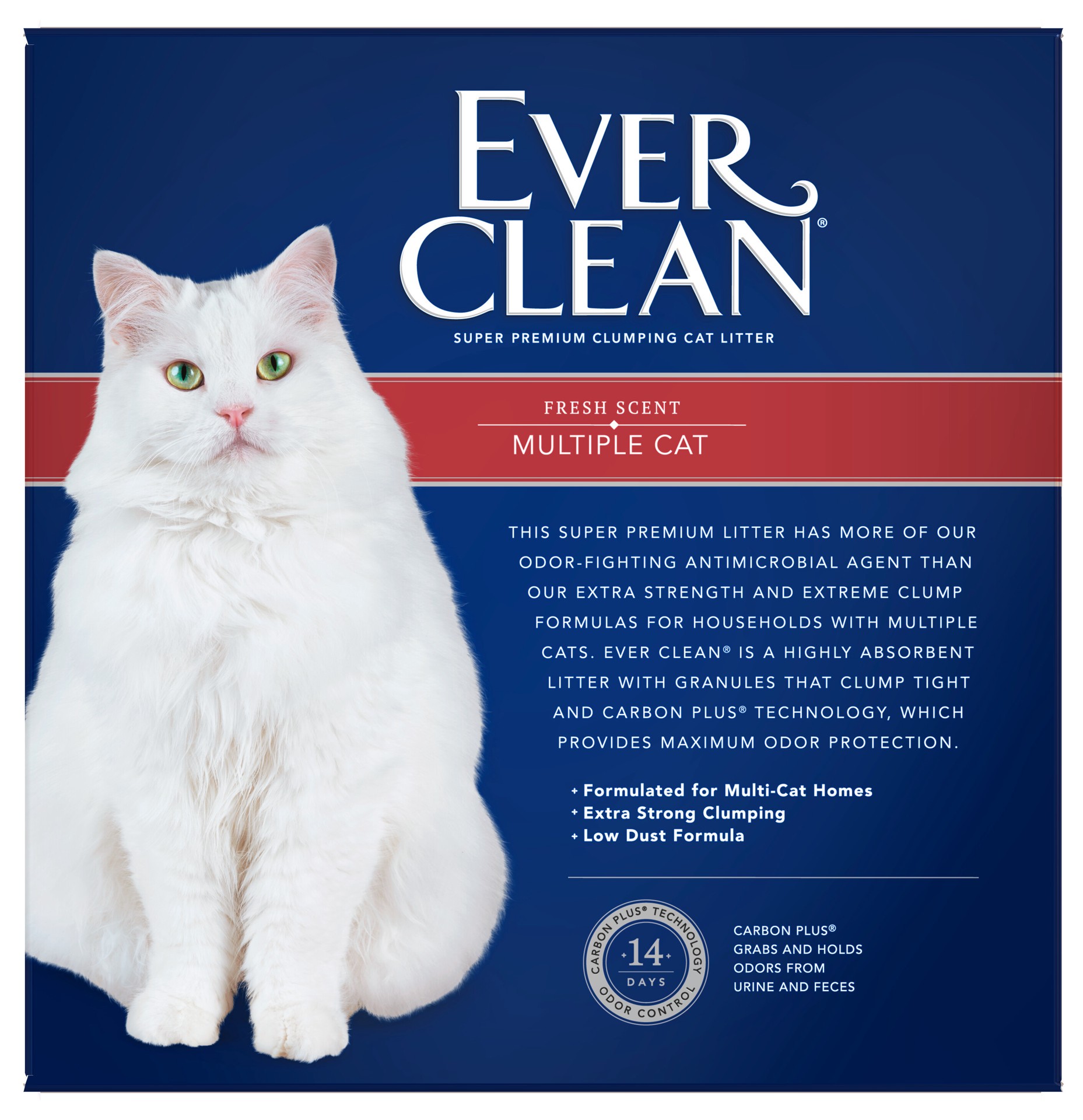 slide 4 of 5, Ever Clean Everclean Extra Strength Multi Cat, 1 ct