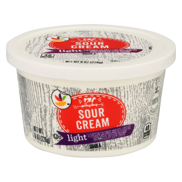 slide 1 of 1, Giant Light Sour Cream, 8 oz