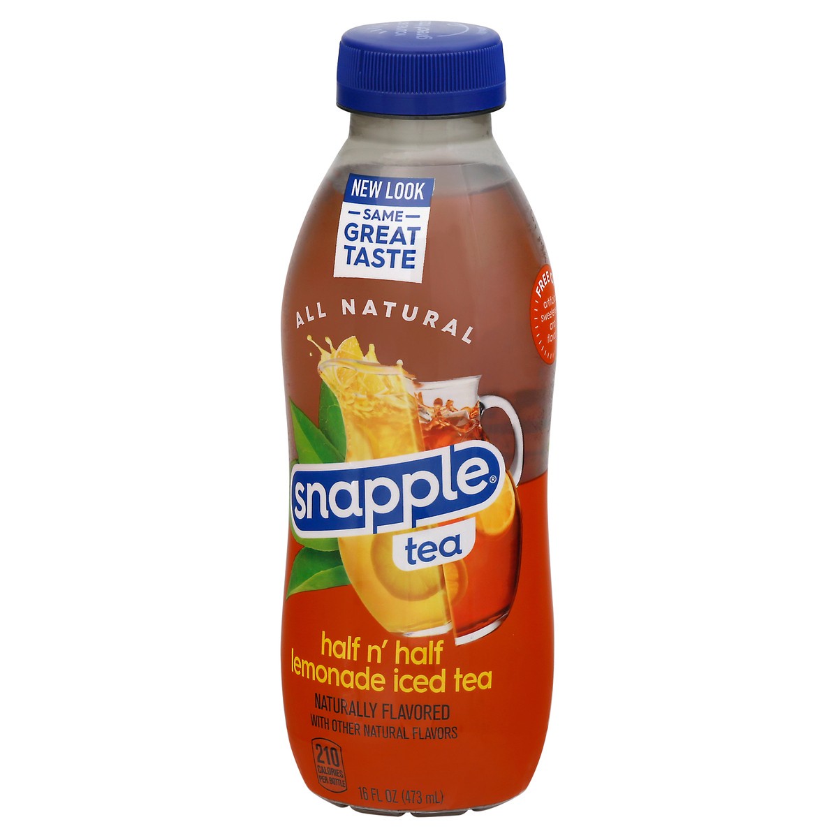 slide 3 of 9, Snapple Lemonade Iced Tea Half n' Half 16 fl oz Bottle, 16 fl oz