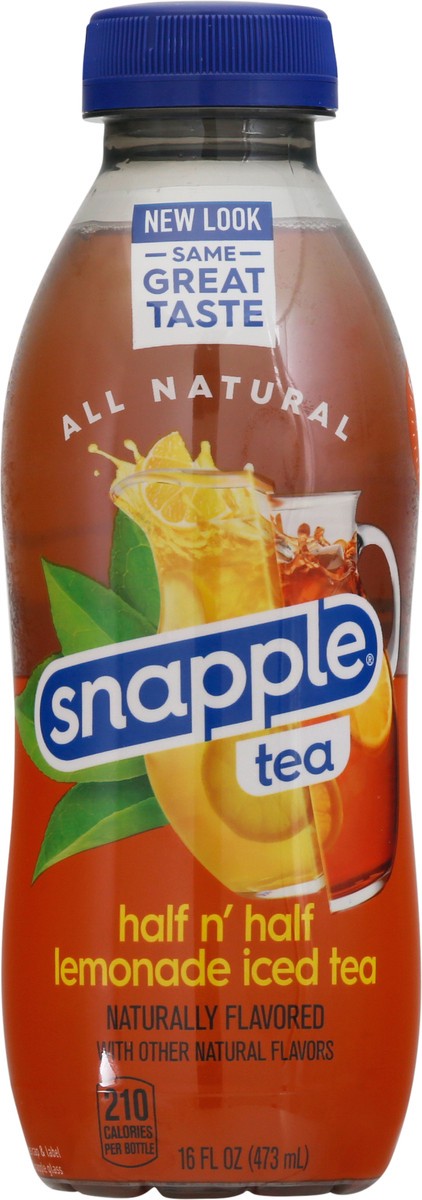 slide 6 of 9, Snapple Lemonade Iced Tea Half n' Half 16 fl oz Bottle, 16 fl oz