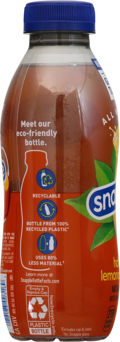 slide 7 of 9, Snapple Lemonade Iced Tea Half n' Half 16 fl oz Bottle, 16 fl oz