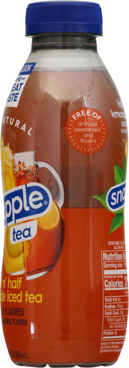 slide 8 of 9, Snapple Lemonade Iced Tea Half n' Half 16 fl oz Bottle, 16 fl oz