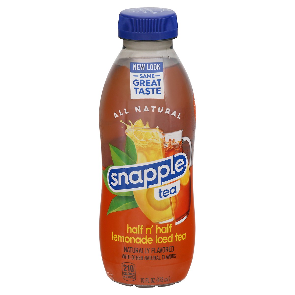 slide 1 of 9, Snapple Lemonade Iced Tea Half n' Half 16 fl oz Bottle, 16 fl oz