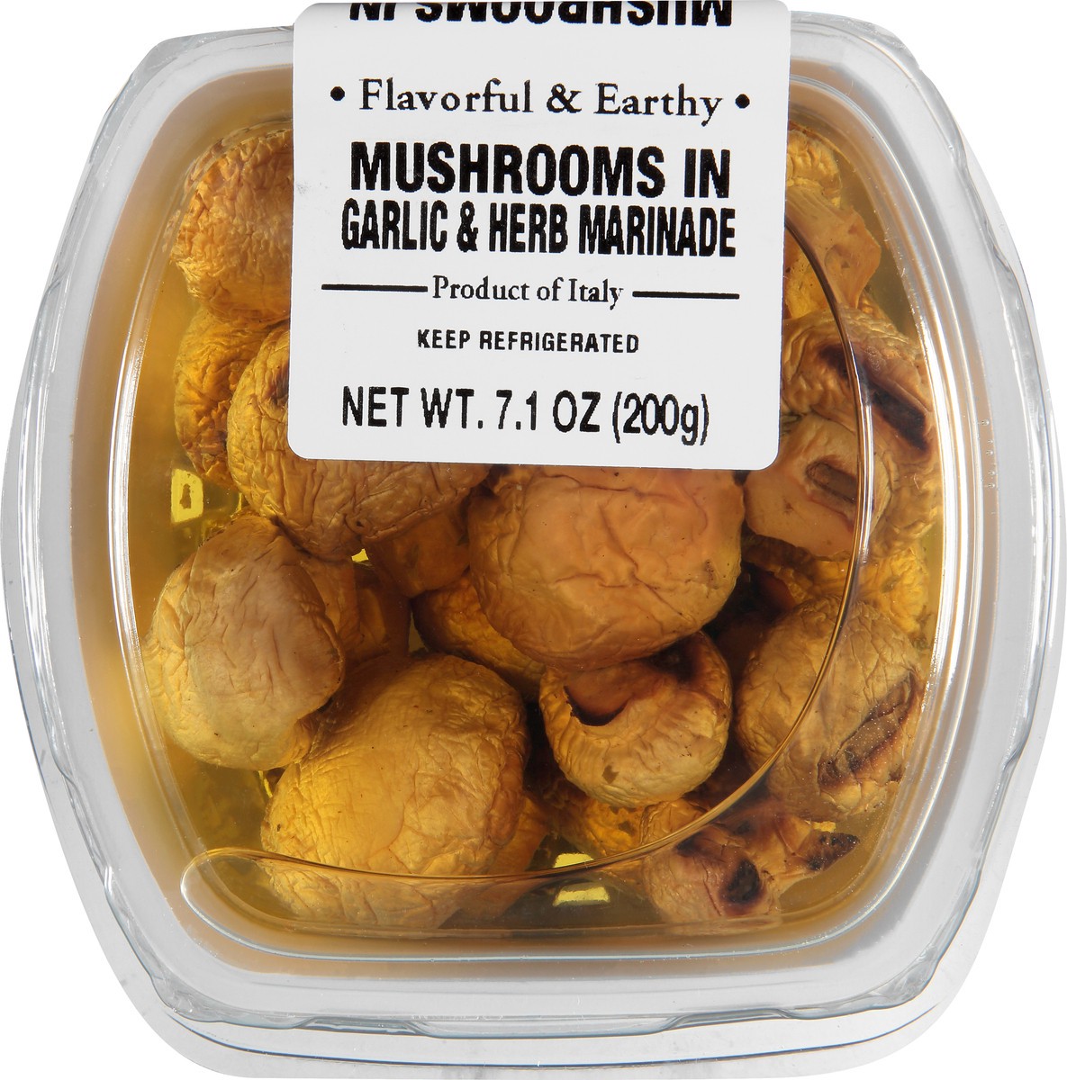 slide 6 of 9, Gourmet Foods International Mushrooms in Garlic & Herb Marinade, 7.1 oz