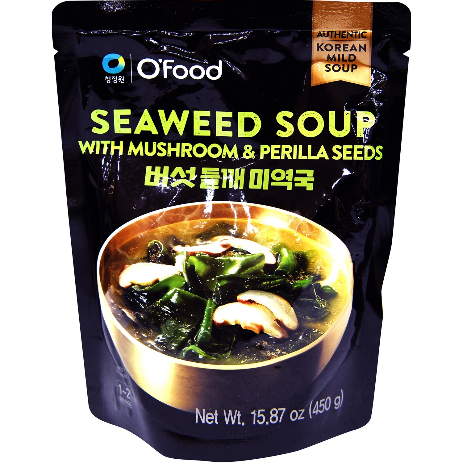 slide 1 of 1, Chung Jung One Cjo O'Food Seawood Soup W/ Perilla Seeds, 15.8 oz