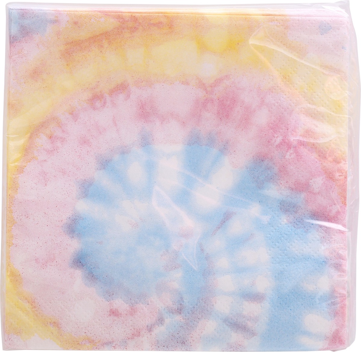 slide 1 of 9, Party Creations 2-Ply Tie Dye Party Napkins 16 16 ea Wrapper, 16 ct