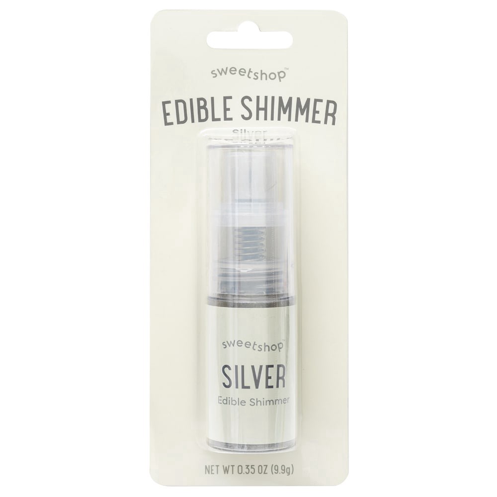 slide 1 of 3, Sweetshop™ Ediable Shimmer Silver, 0.35 oz