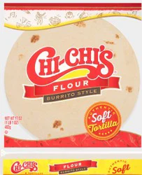 Chi-Chi's Flour Burrito Style Tortillas 17 oz. Bag