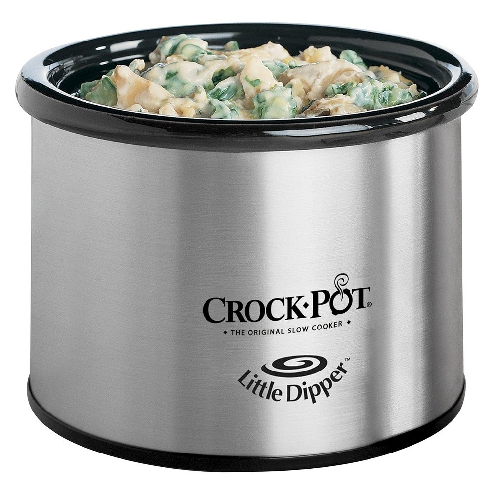 slide 2 of 2, Crock-Pot Little Dipper Food Warmer - Silver 32041-C-NP, 16 oz