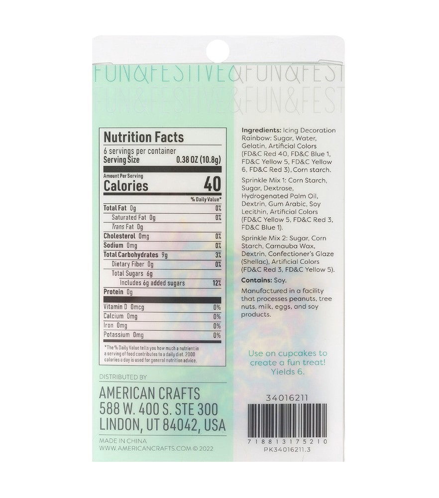 slide 4 of 4, Sweetshop™ Decorating Kit Rainbow, 2.29 oz