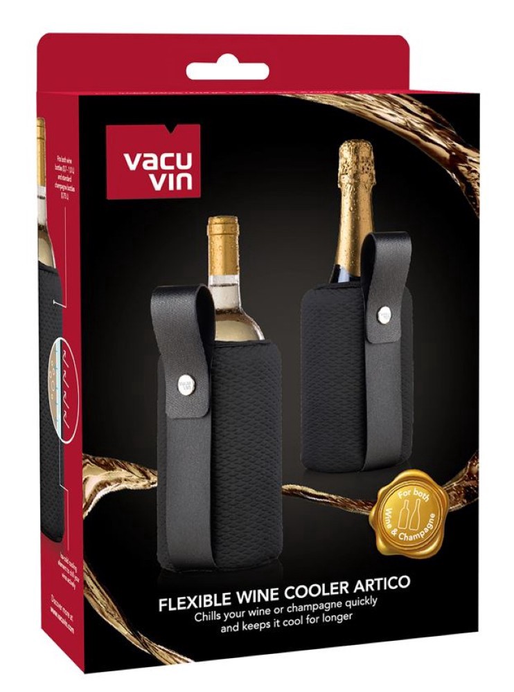 slide 1 of 1, Vacu Vin Artico Flexible Rapid Chiller/Cooler For Wine Bottles, 1 ct