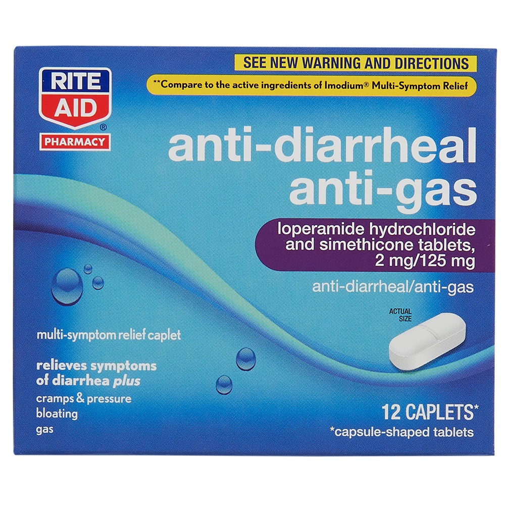 slide 1 of 4, Rite Aid Ra Anti-Diarrhl Ms, 12 ct