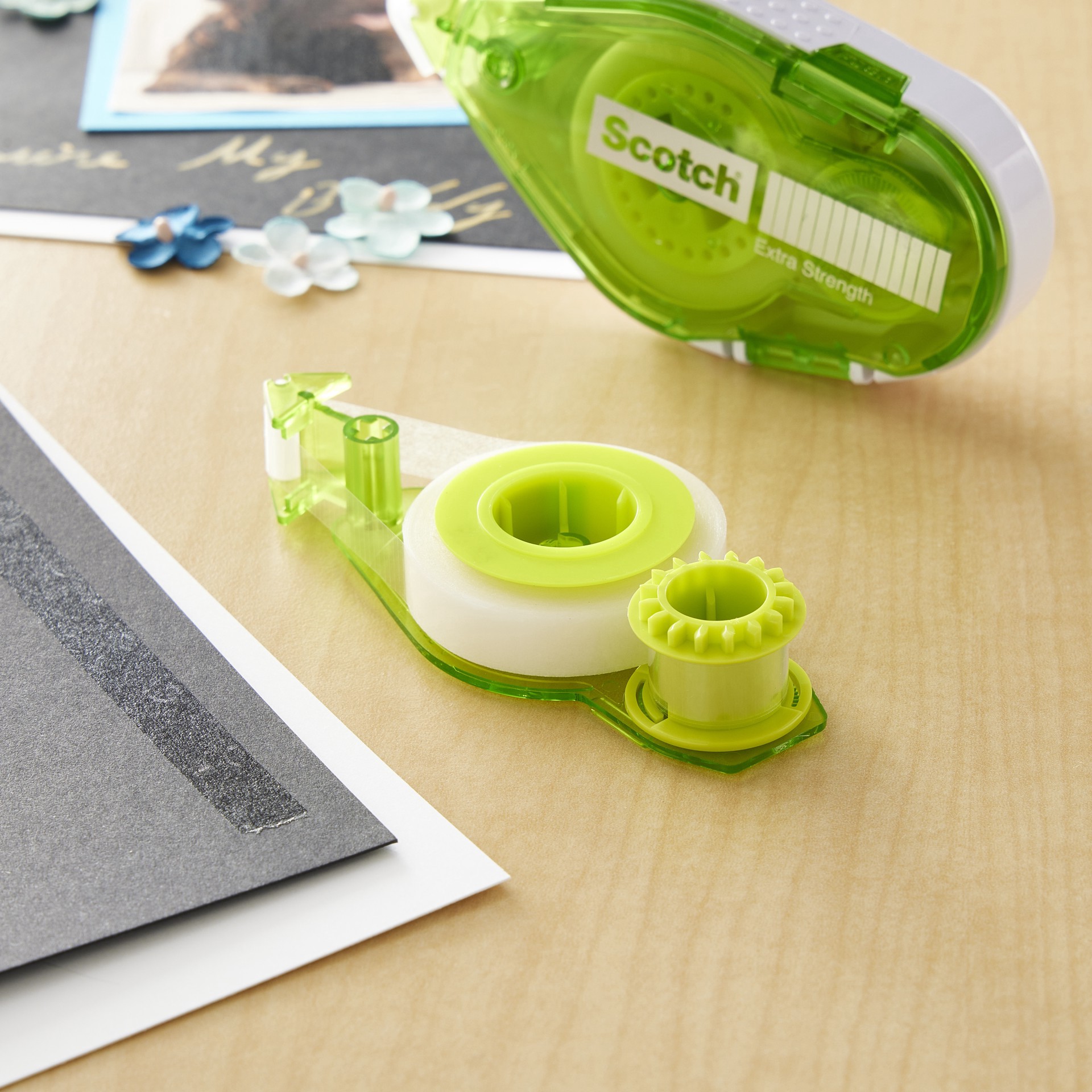 slide 2 of 2, Scotch Adhesive Dot Roller, 0.31 in x 588 in