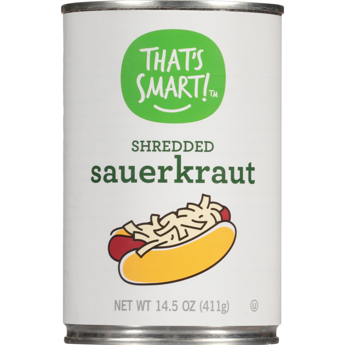 slide 8 of 9, That's Smart! Shredded Sauerkraut, 14.5 oz