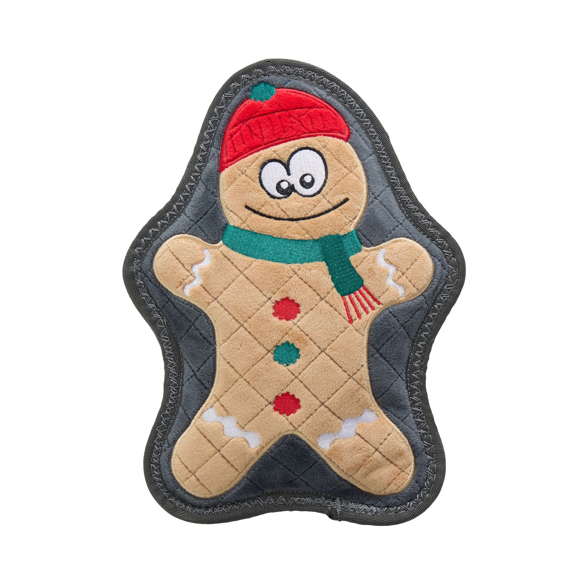 slide 1 of 1, Joyhound Rip Roarin' Tough Gingerbread Man Dog Toy, 1 ct