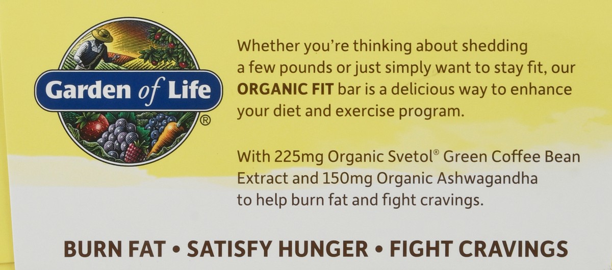 slide 6 of 12, Garden of Life Organic Fit High Protein 12 Pack Chocolate Coconut Almond Weight Loss Bar 12 ea, 12 ct