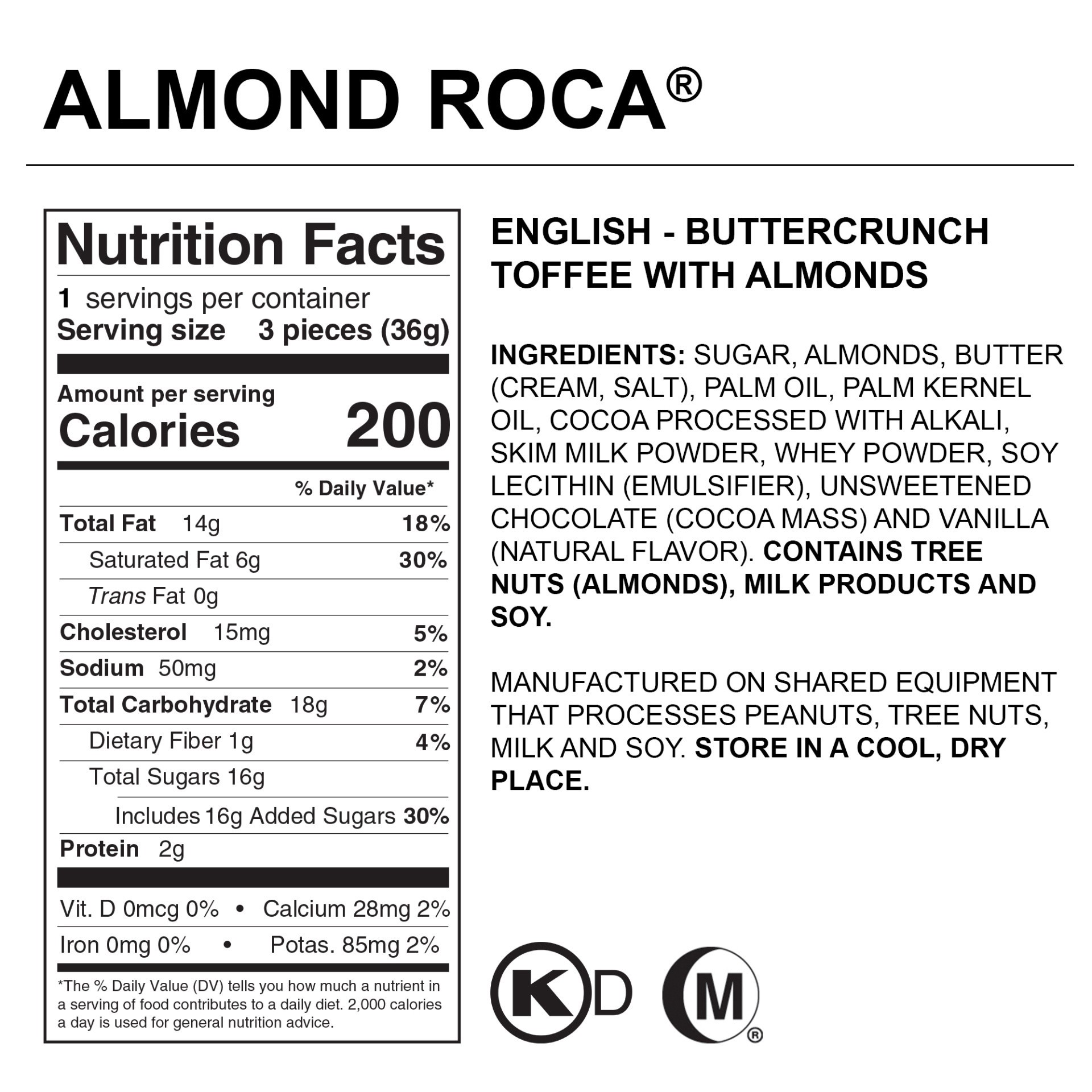 slide 3 of 3, Brown & Haley Candy Almonds and Chocolate, 3 ct; 1.2 oz