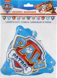 Unique 5 Feet Nickelodeon Paw Patrol Banner 1 ea