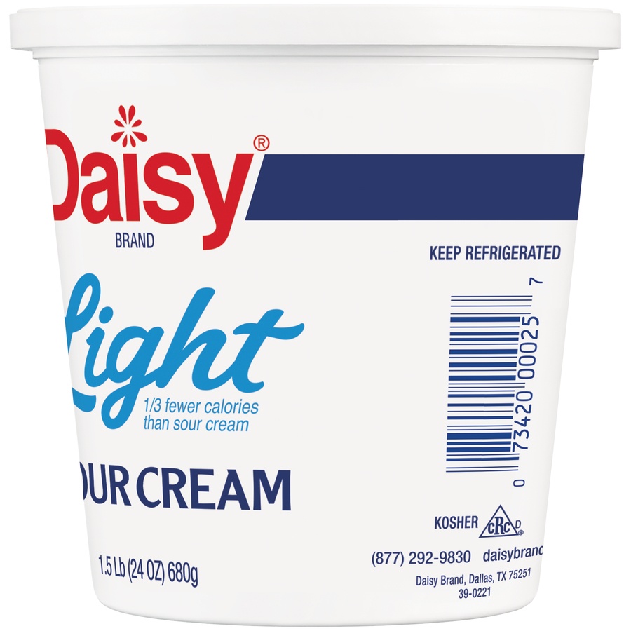 slide 3 of 6, Daisy Light Sour Cream, 24 oz