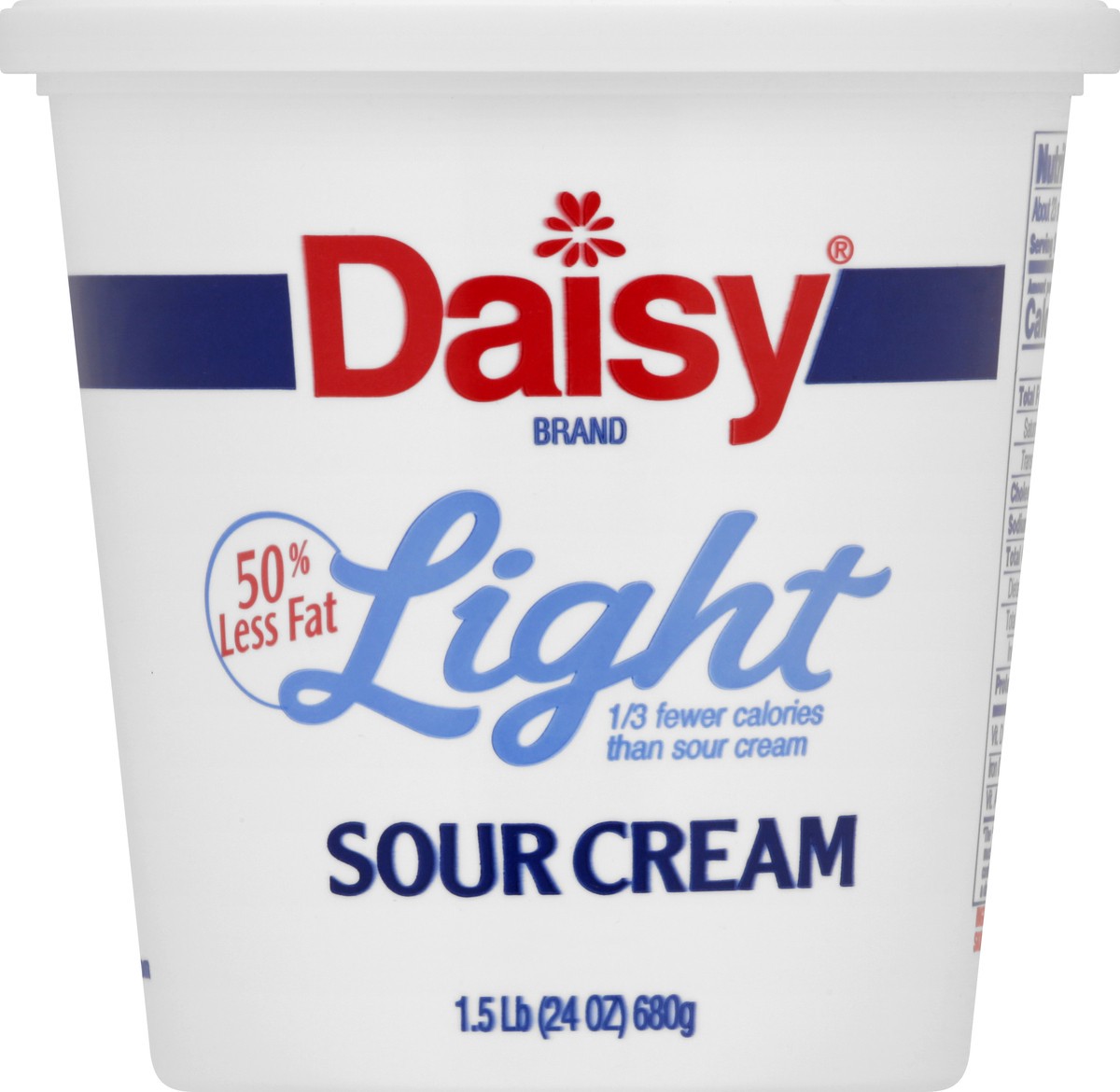 slide 1 of 12, Daisy Light Sour Cream, 24 oz