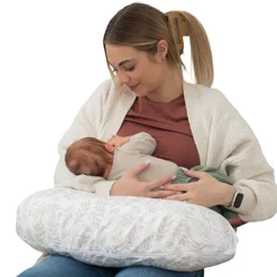 Boppy Nursing Pillow, Beige Foliage
