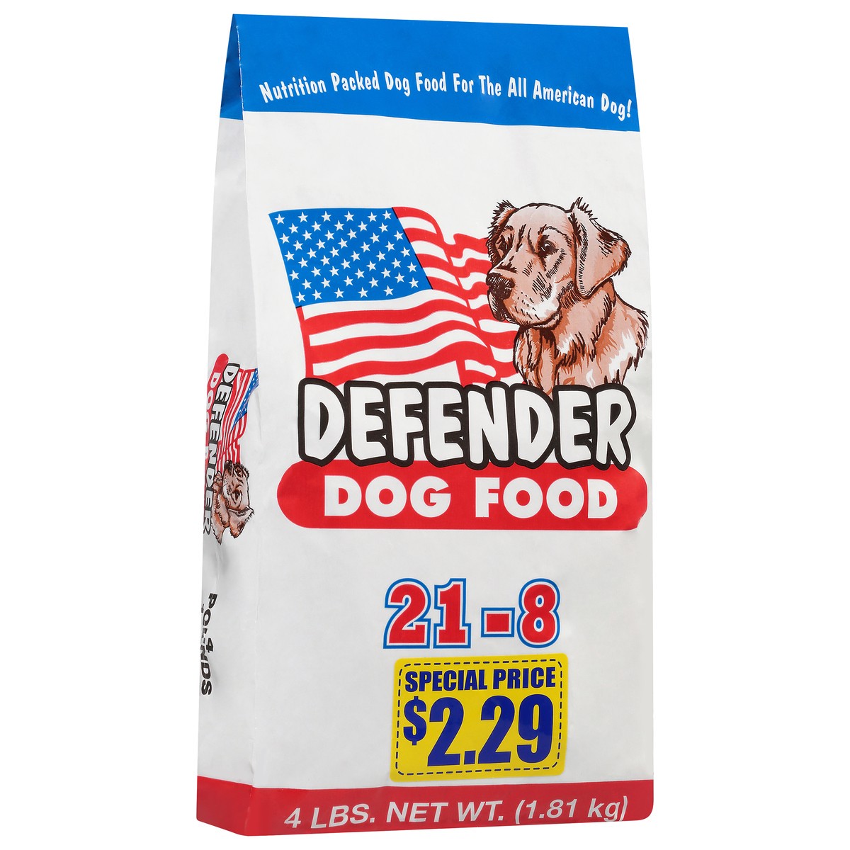 slide 2 of 9, Defender Adult Dry Dog Food, 4 lb