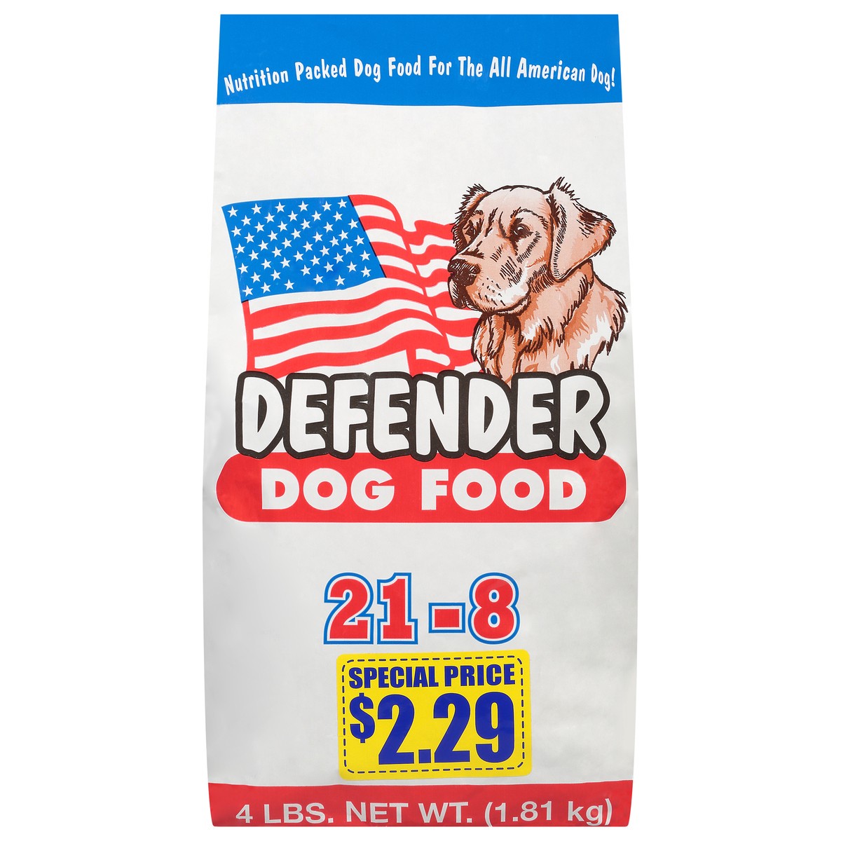 slide 1 of 9, Defender Adult Dry Dog Food, 4 lb