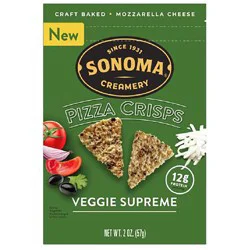 Sonoma Creamery Veggie Supreme Pizza Crisps